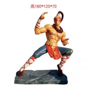 英雄聯盟盲僧玻璃鋼動漫人物